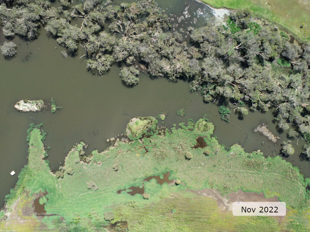 An image showing the Wattledale Road site from directly overhead. 